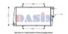 AKS DASIS PCC1006 Radiator, engine cooling